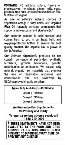 Organic Flax Oil