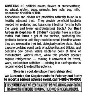 Dual Action Acidophilus & Bifidus